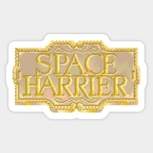 Space Harrier Logo Sticker